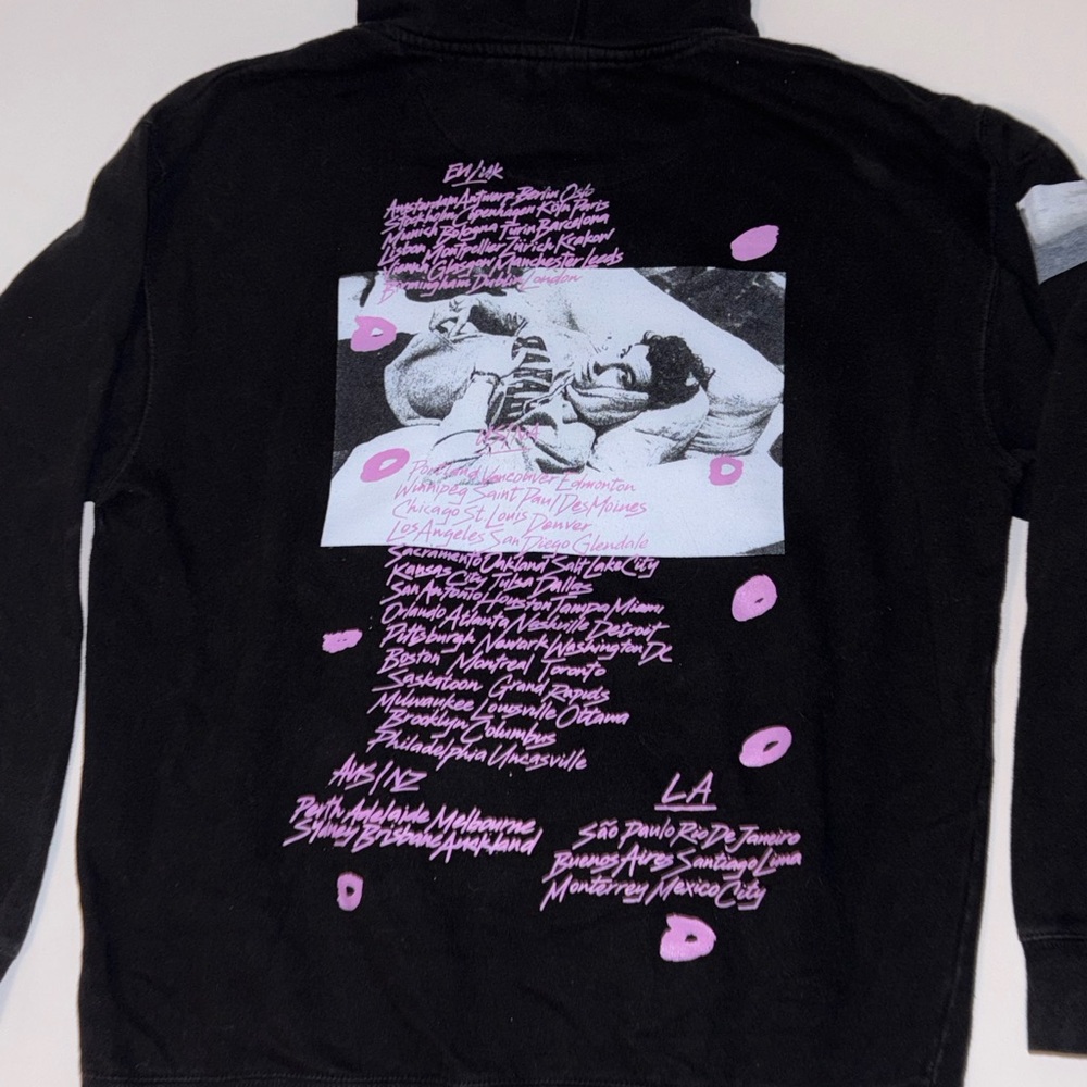 🎙️ 2019 SHAWN MENDES YCTMYA THE TOUR CONCERT BLACK LONG SLEEVE PULLOVER HOODIE - Picture 7 of 12